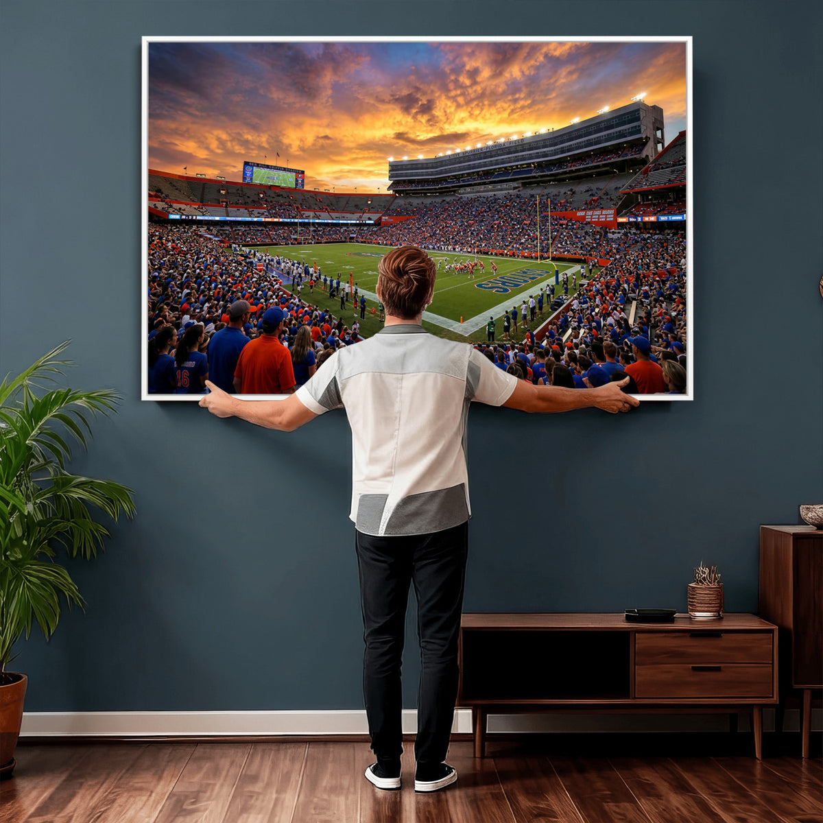 23829865-MGV-CV-36X24 - Stadium Wall Art Canvas Print