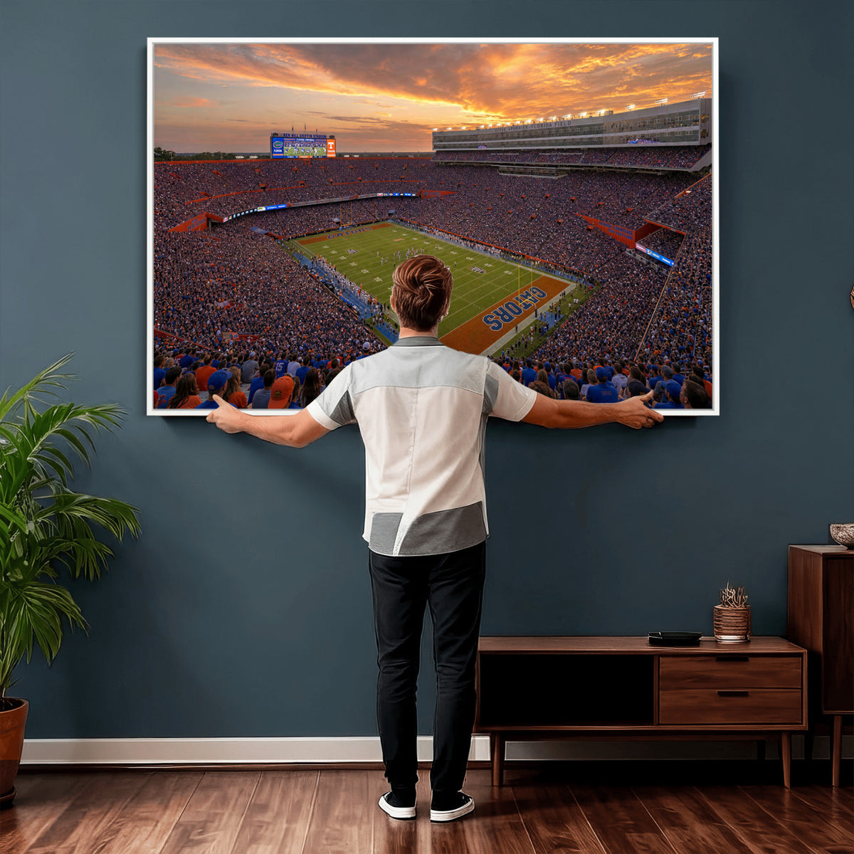 48009171-MGV-CV-36X24 - Stadium Wall Art Canvas Print