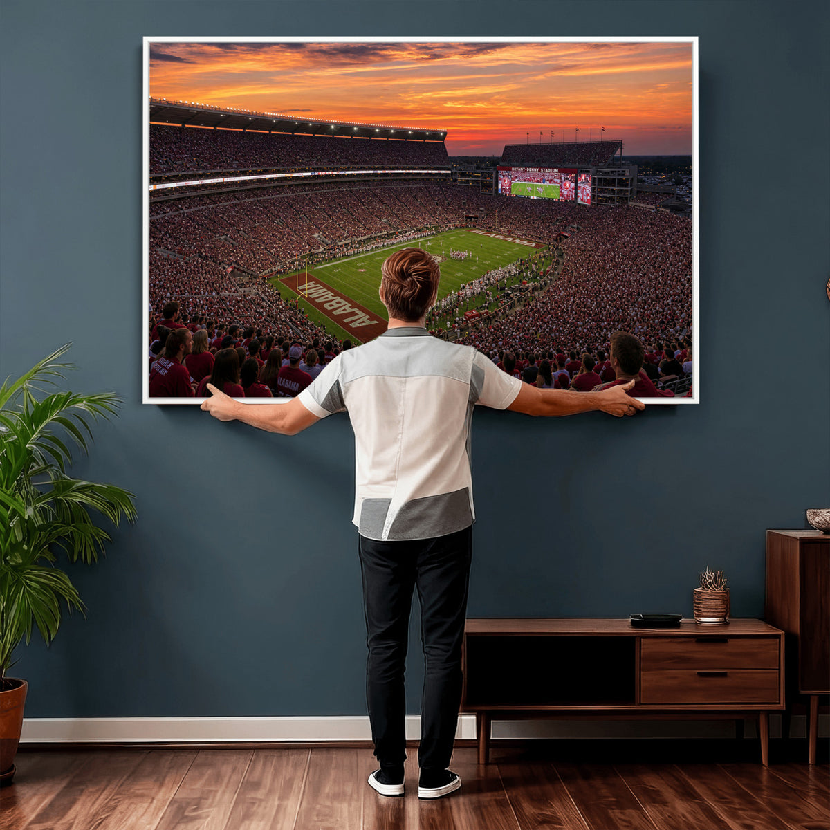 91782096-MGV-CV-36X24 - Stadium Wall Art Canvas Print