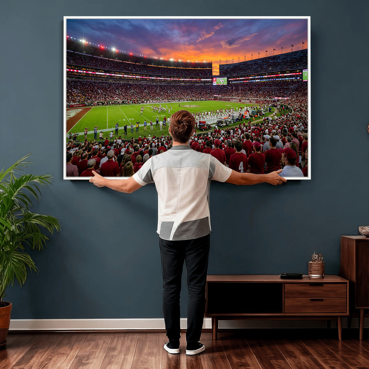 47822048-MGV-CV-36X24 - Stadium Wall Art Canvas Print