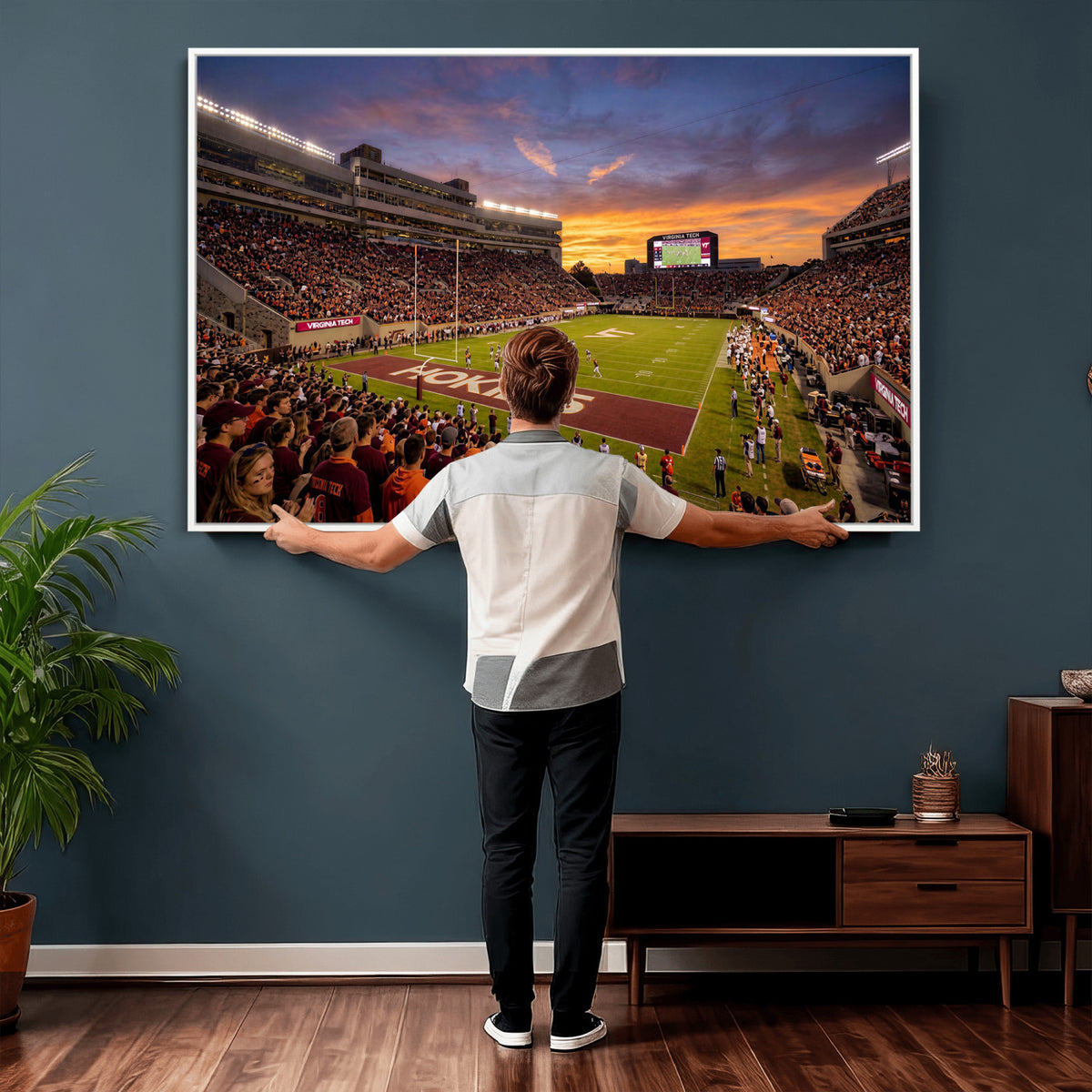 87141841-MGV-CV-36X24 - Stadium Wall Art Canvas Print