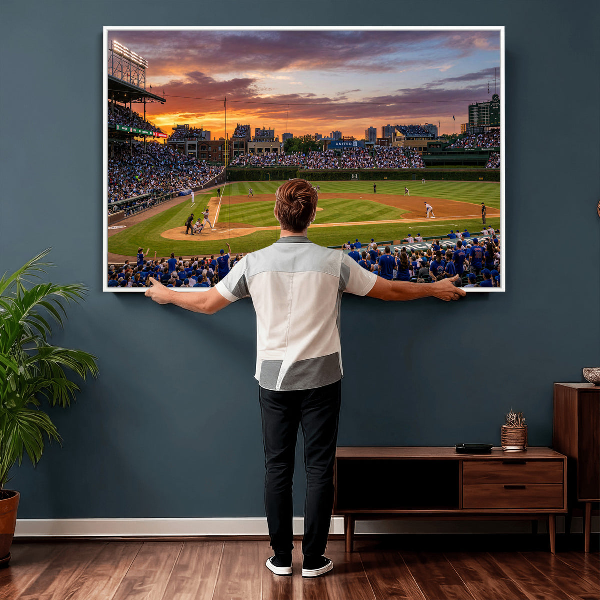 71103551-MGV-CV-36X24 - Stadium Wall Art Canvas Print