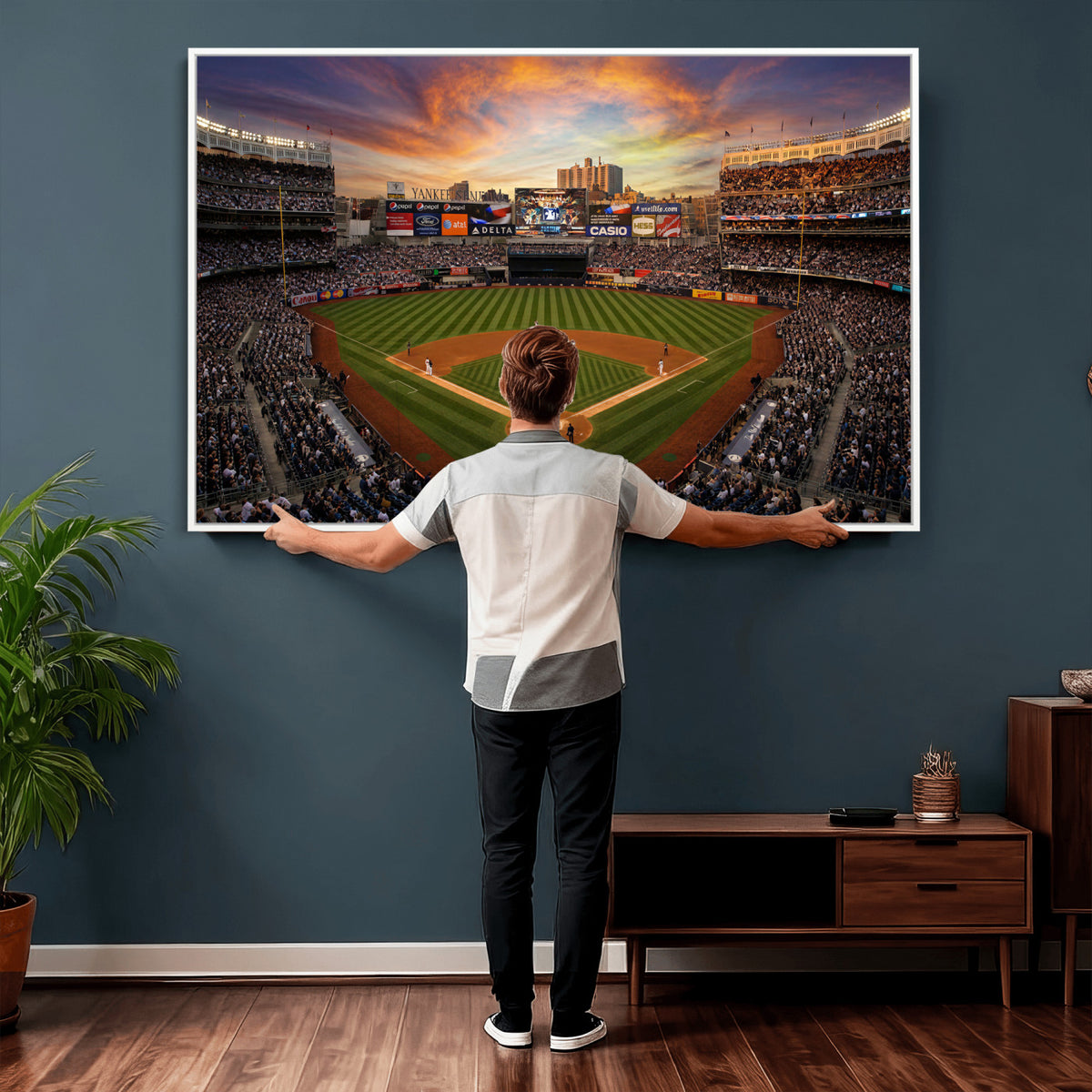 71157927-MGV-CV-36X24 - Stadium Wall Art Canvas Print