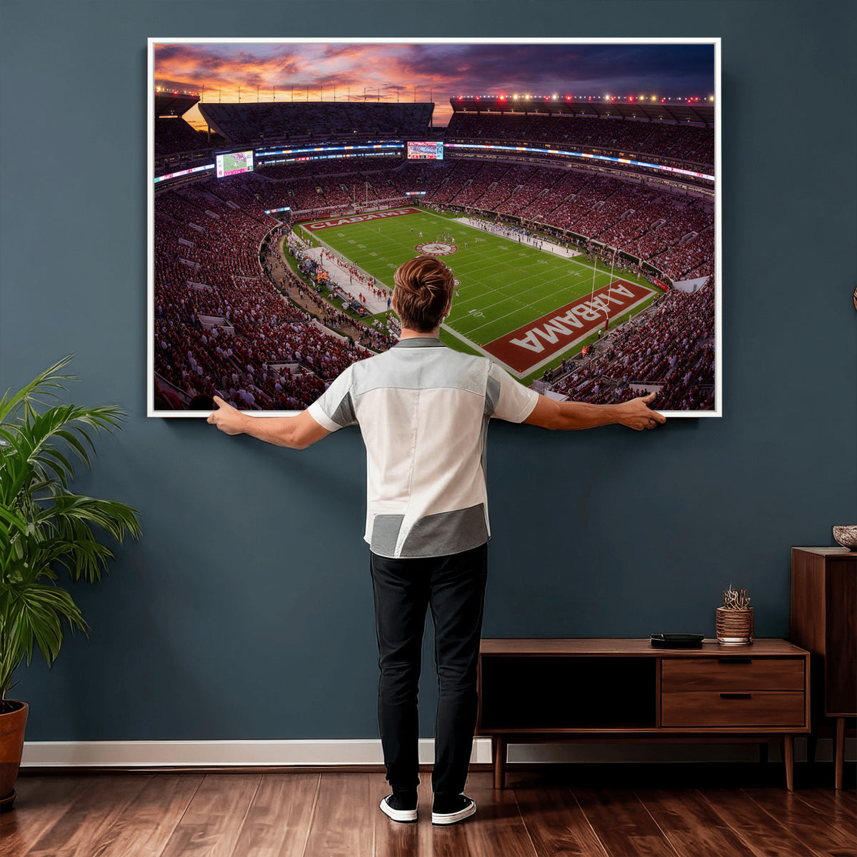 59537492-MGV-CV-36X24 - Stadium Wall Art Canvas Print