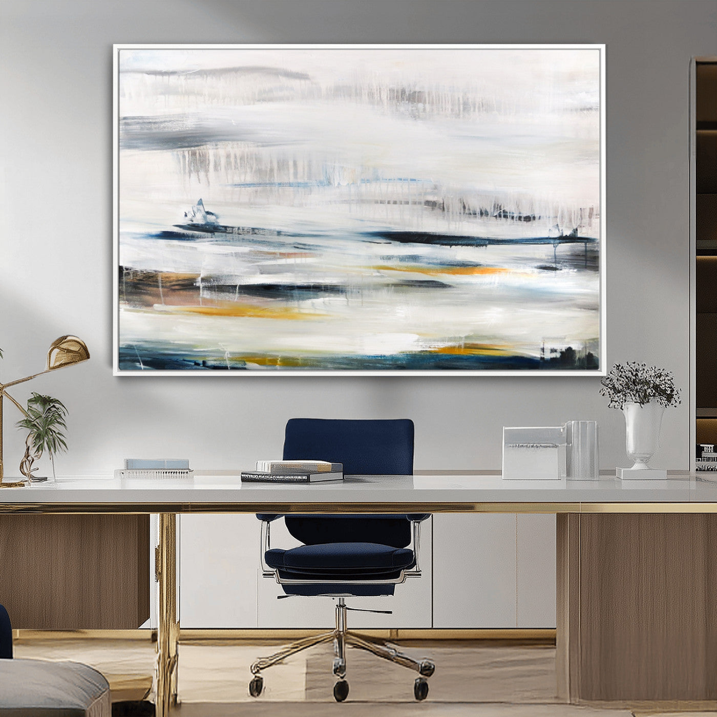 74932-MGV-FC-36X24_White-Soft Color Abstract Canvas Print
