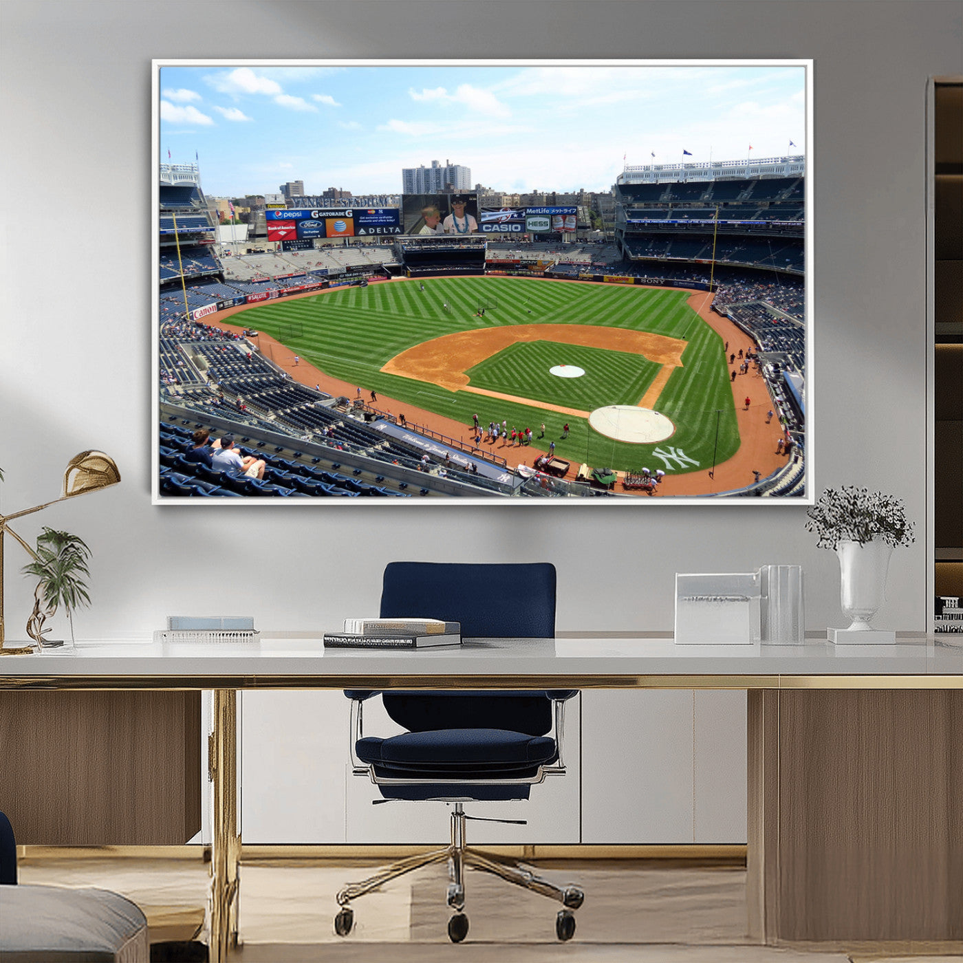 98047-MGV-CV-36X24-Buffalo Bills Stadium Wall Art - Buffalo Bills Decor- NFL Fans Gift, Perfect Sports Decor for Living