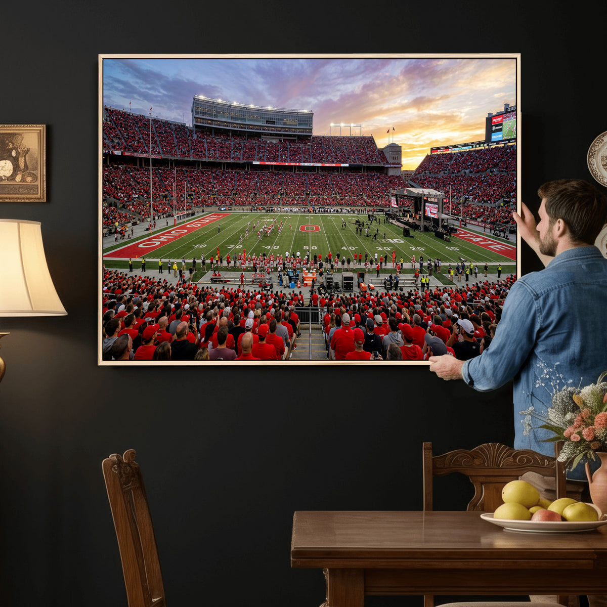 23196993-MGV-CV-36X24 - Stadium Wall Art Canvas Print