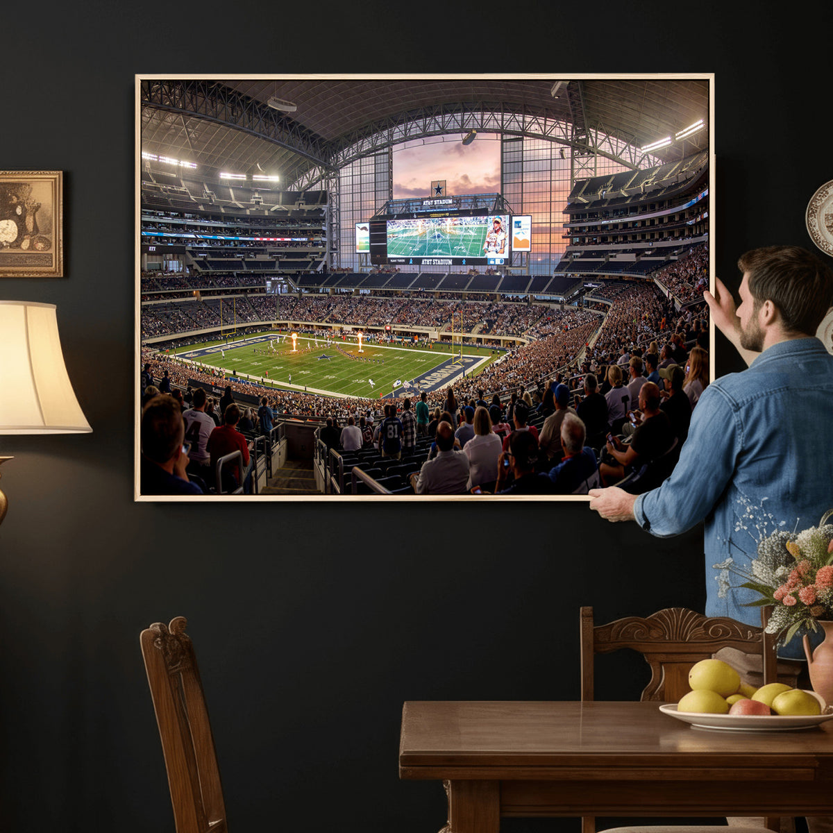 61524160-MGV-CV-36X24 - Stadium Wall Art Canvas Print