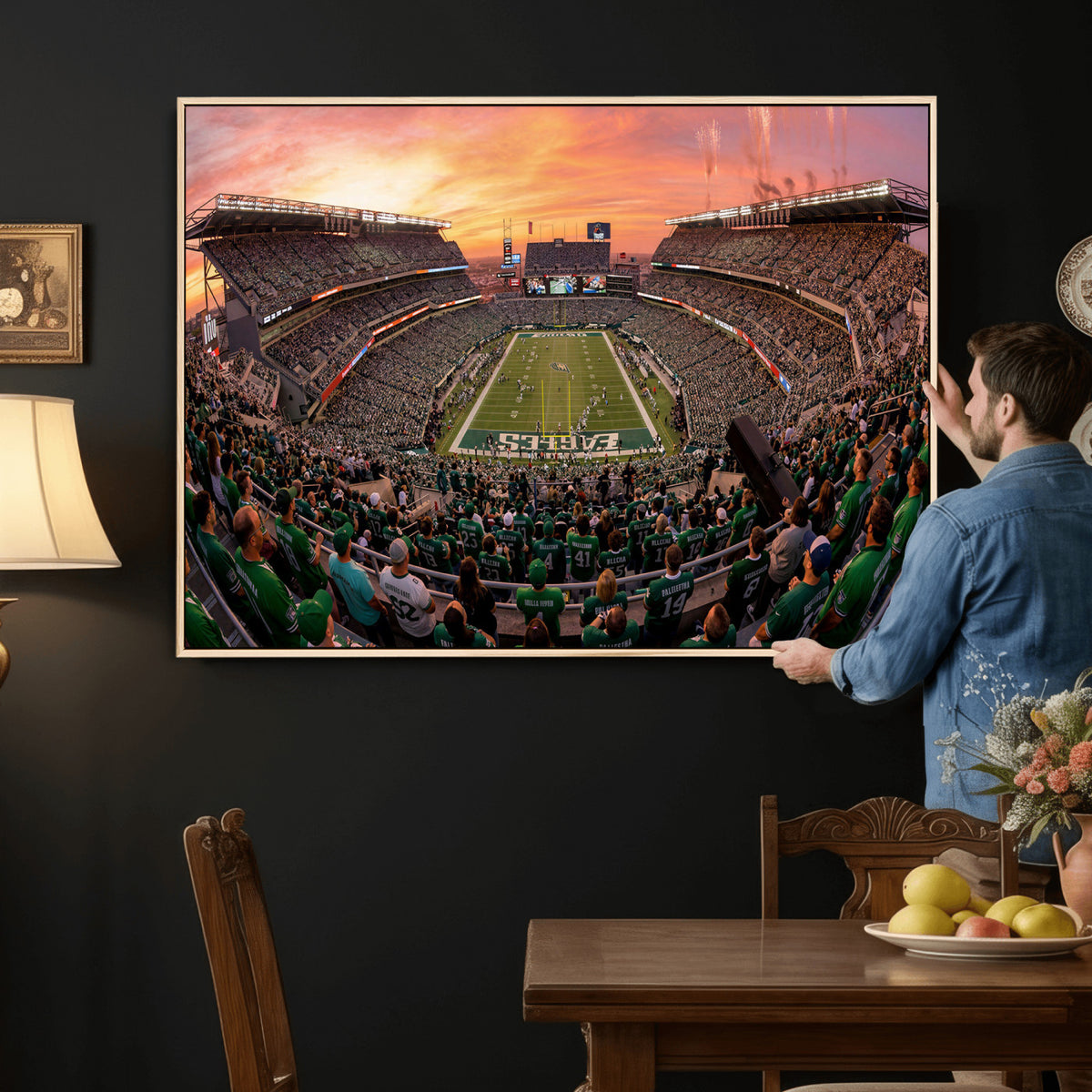 24458374-MGV-CV-36X24 - Stadium Wall Art Canvas Print