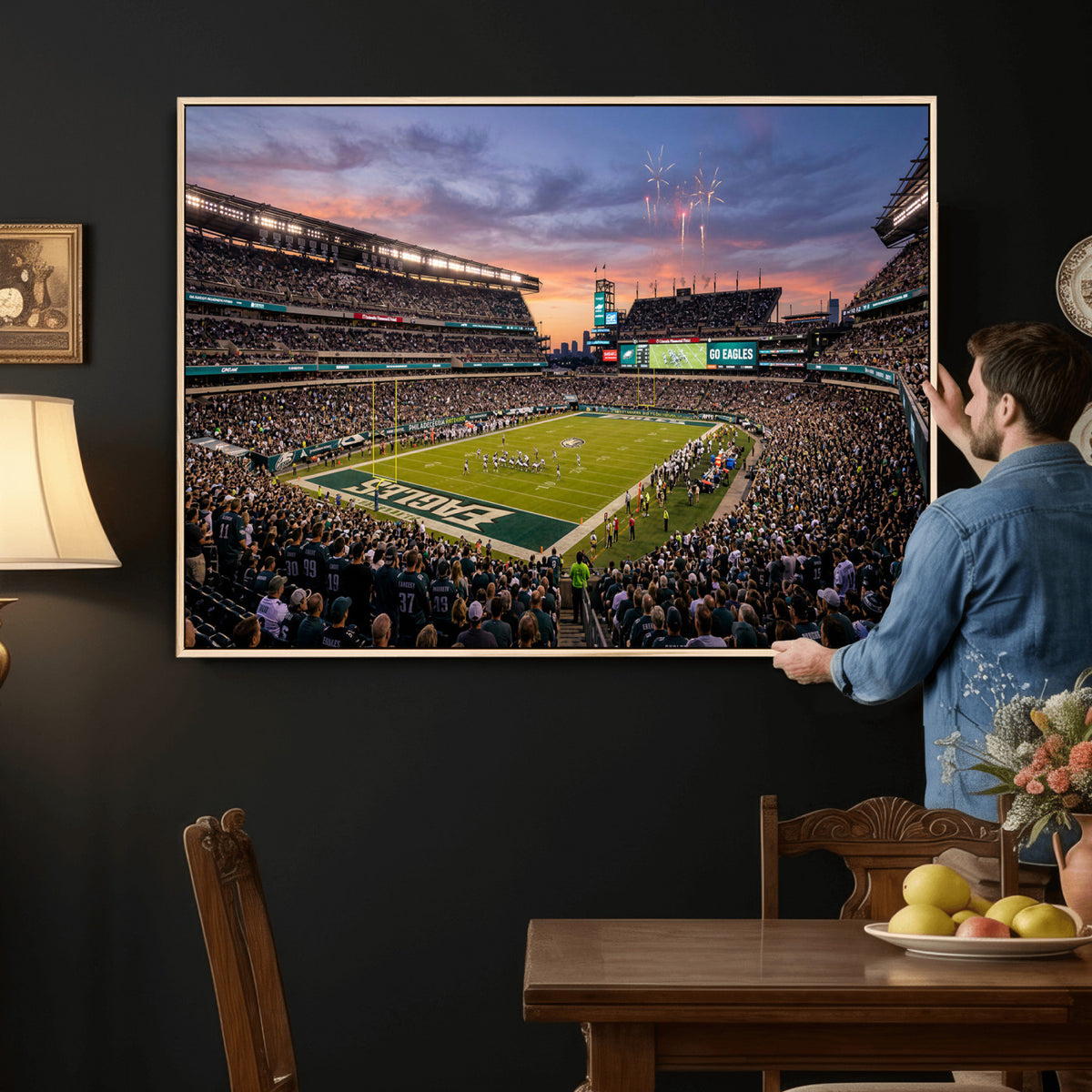 15549432-MGV-CV-36X24 - Stadium Wall Art Canvas Print
