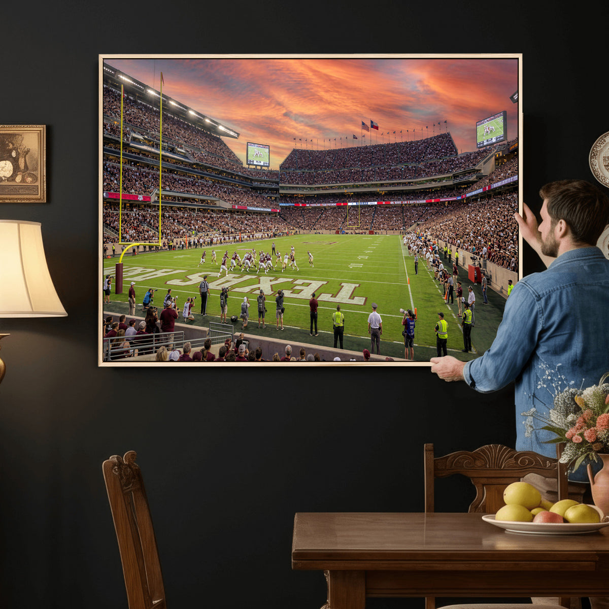 80055809-MGV-CV-36X24 - Stadium Wall Art Canvas Print