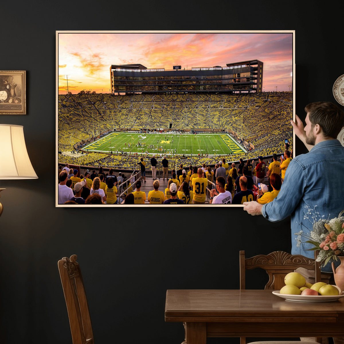 27265223-MGV-CV-36X24 - Stadium Wall Art Canvas Print