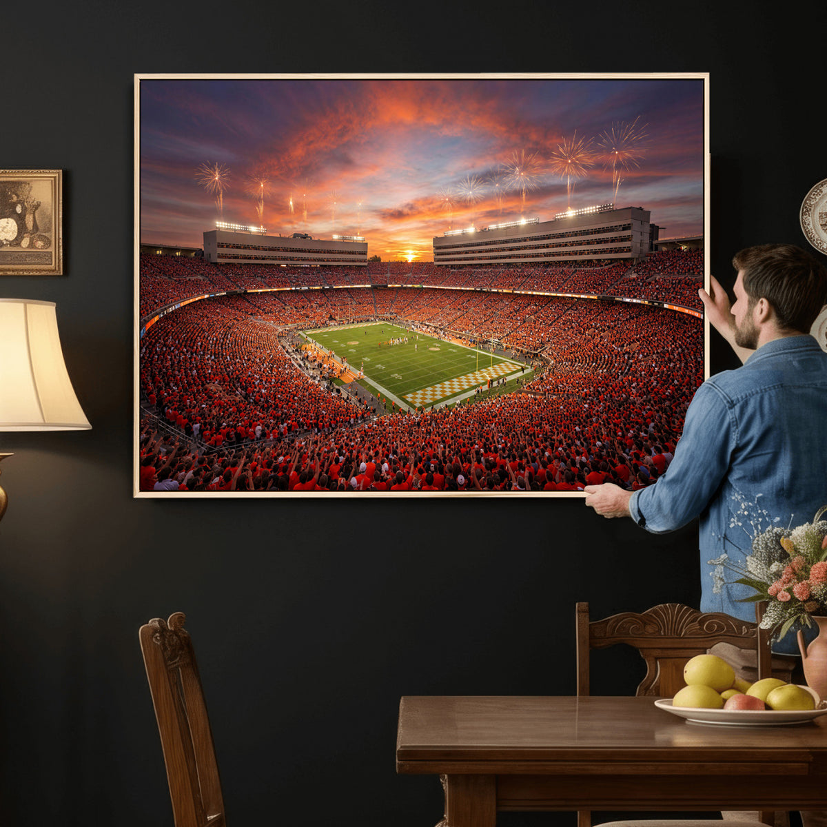 66964685-MGV-CV-36X24 - Stadium Wall Art Canvas Print