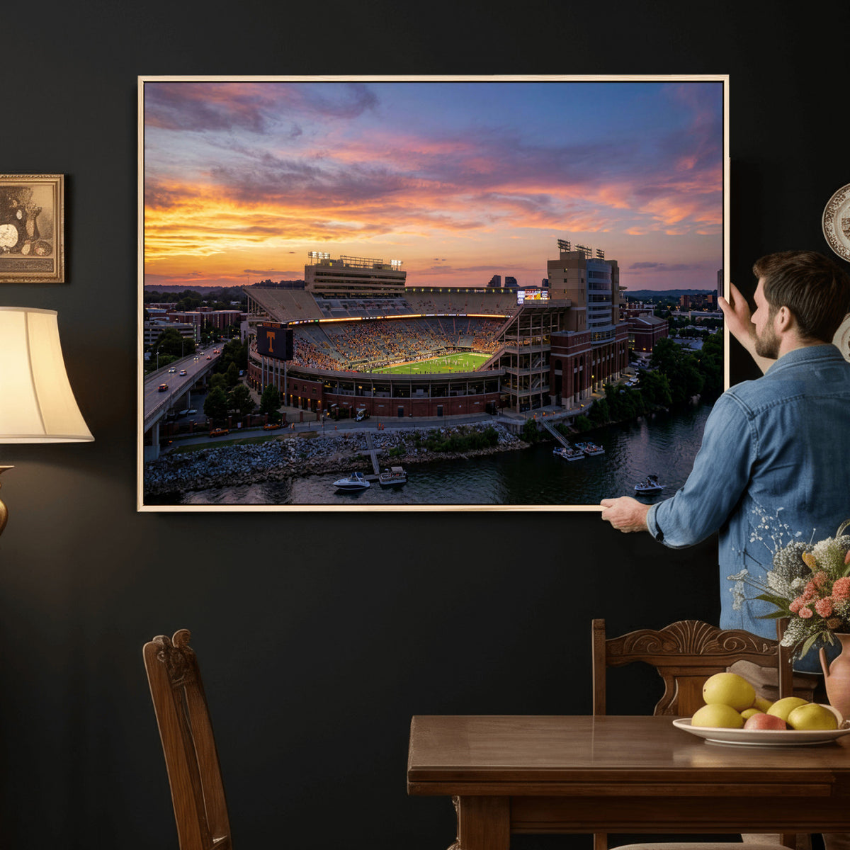 61093642-MGV-CV-36X24 - Stadium Wall Art Canvas Print