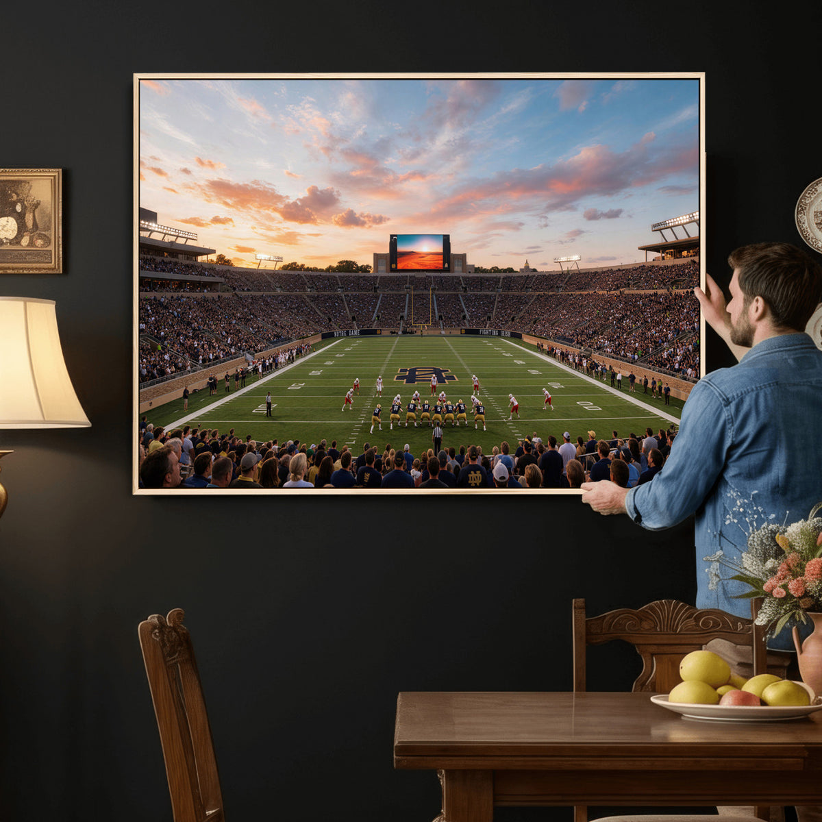 54464530-MGV-CV-36X24 - Stadium Wall Art Canvas Print