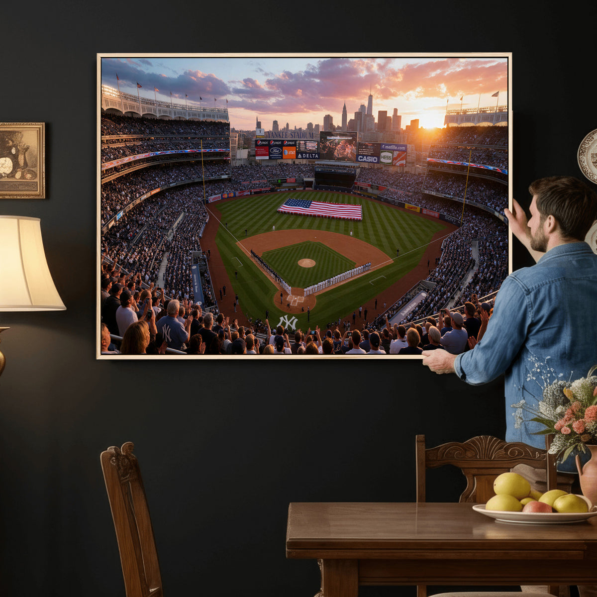 43632742-MGV-CV-36X24 - Stadium Wall Art Canvas Print