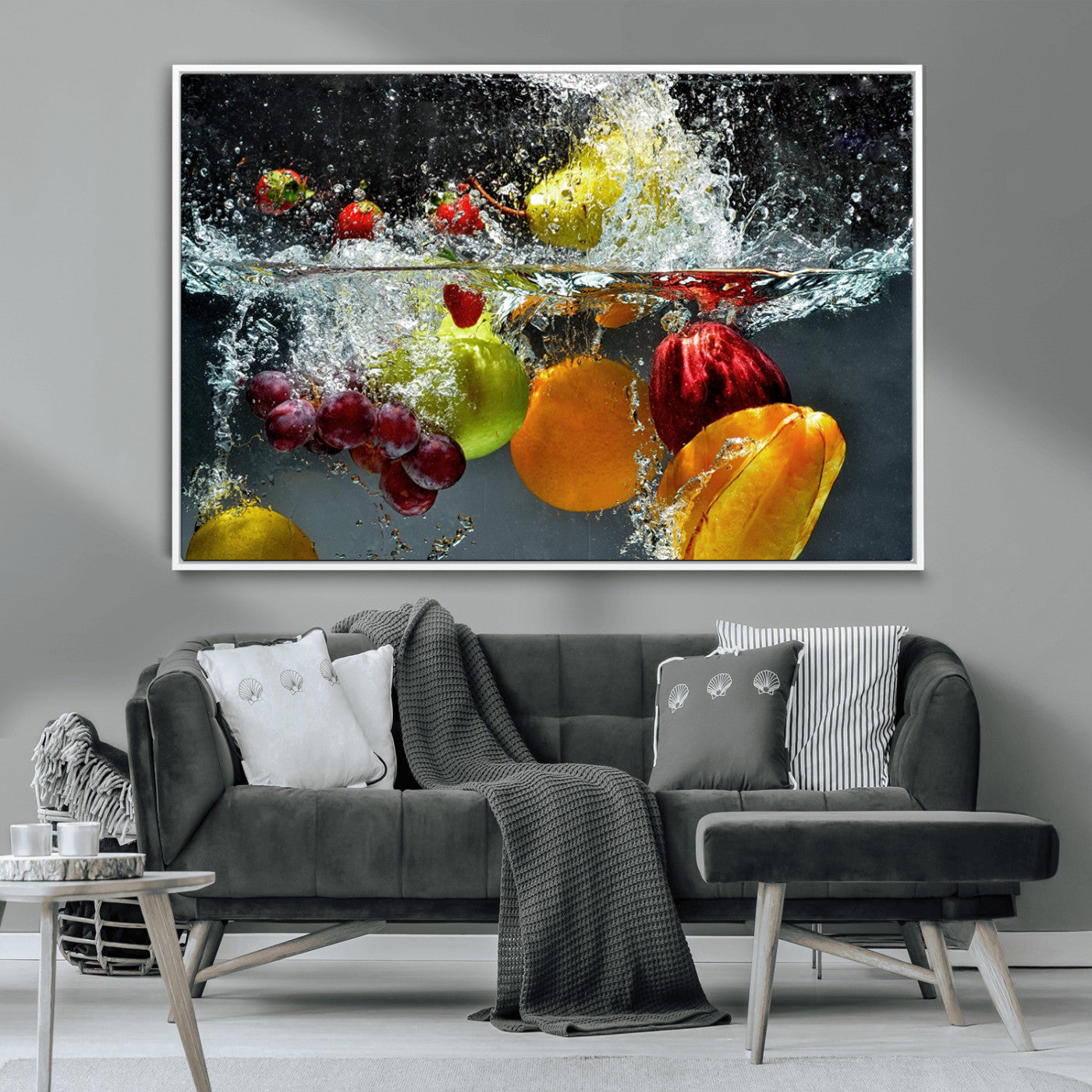 -Kithen Vegetables World Wall Art Canvas Print