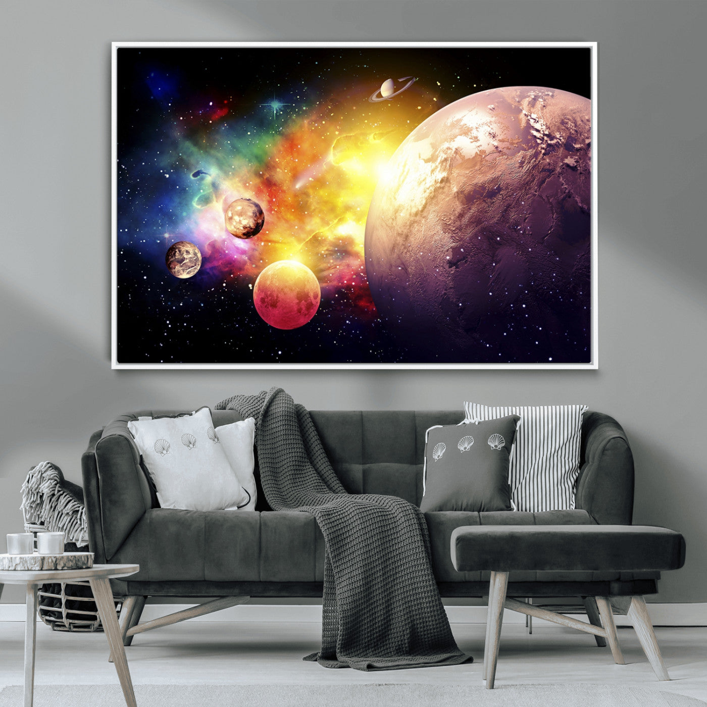 51843-MGV-CV-36X24-Space and Galaxy Canvas Print