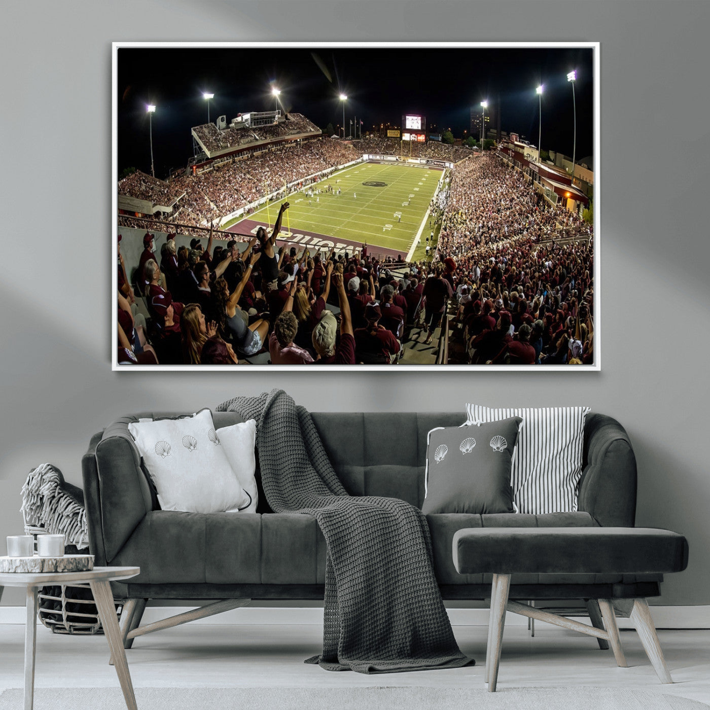 94126-MGV-CV-36X24-Washington-Grizzly Stadium Canvas Print, American Football Wall Art Canvas Print, Stadium Sport Wall
