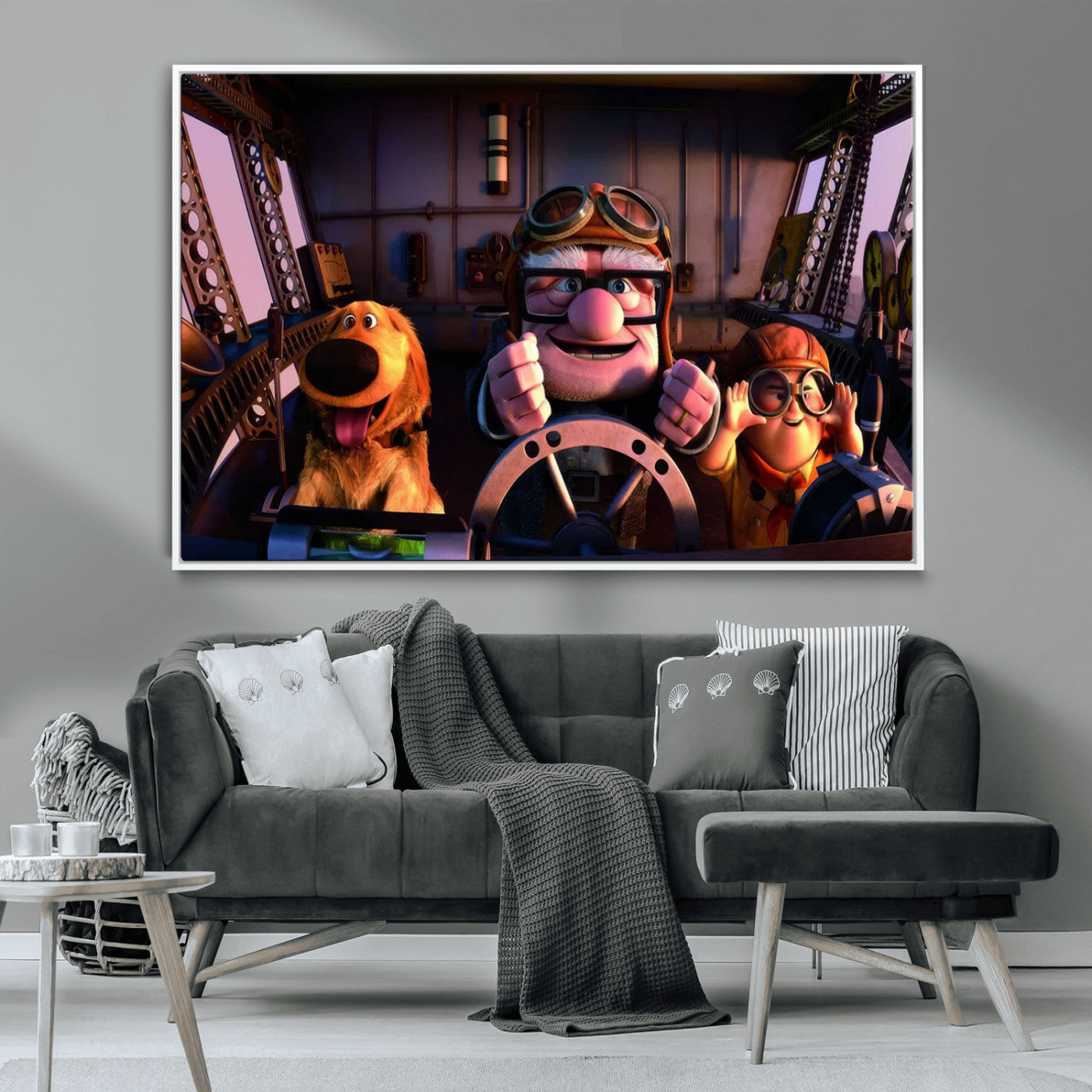 -Carl Russel And Dog, Movie Up Poster, Movie Up Wall Art, Movie Up Poster Print, Carl