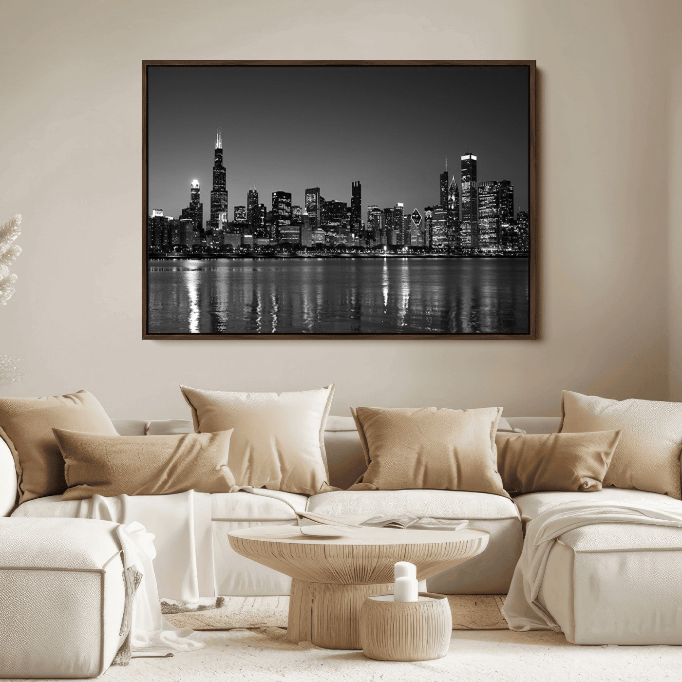 67435-MGV-FC-36X24_Walnut-Chicago Wall Art Canvas Print