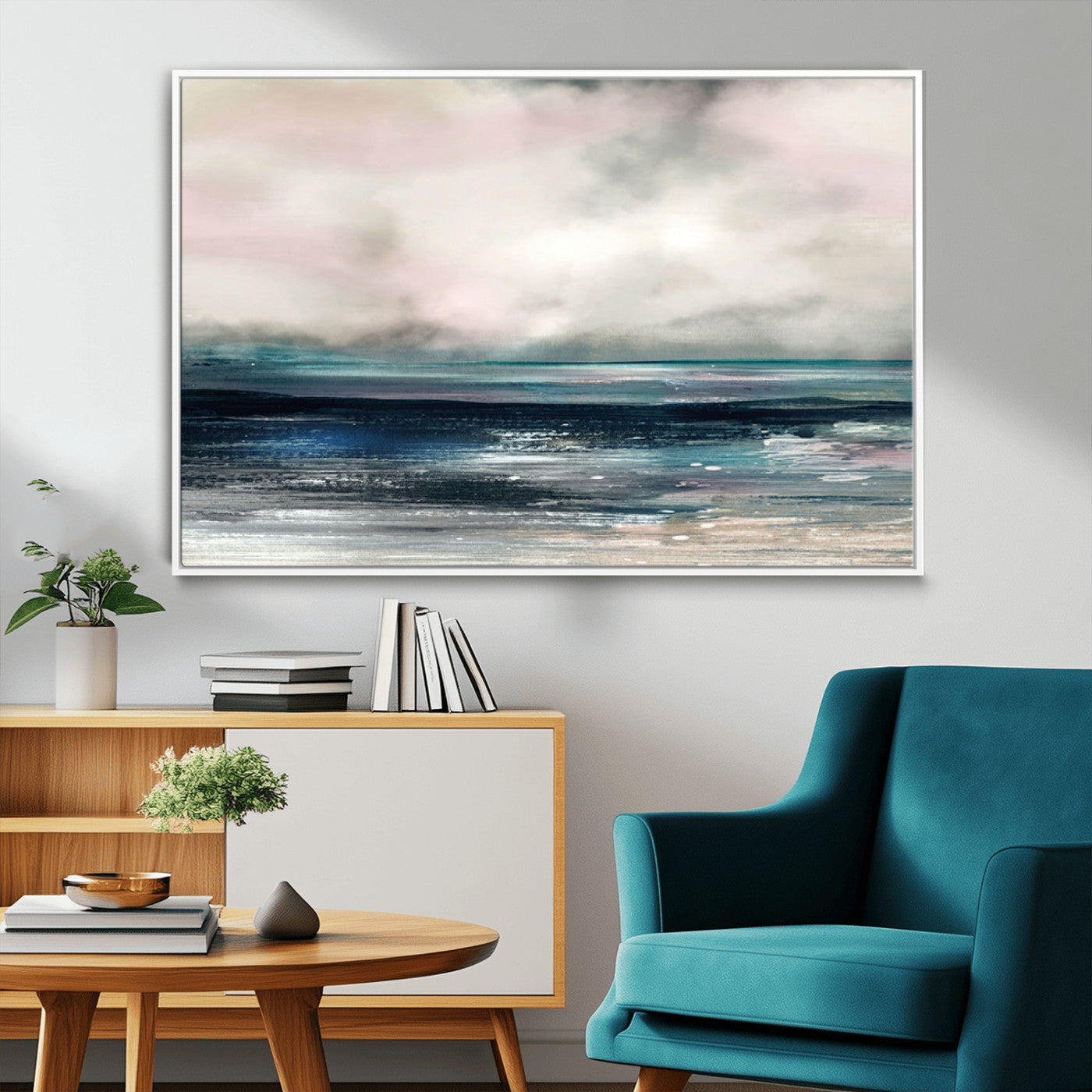 63797-MGV-FC-36X24_White-Contemporary Abstract Wall Art Canvas Print