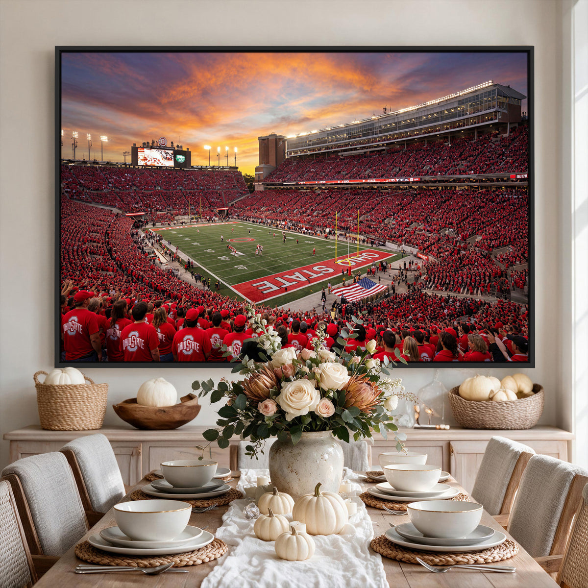 73119077-MGV-CV-36X24 - Stadium Wall Art Canvas Print