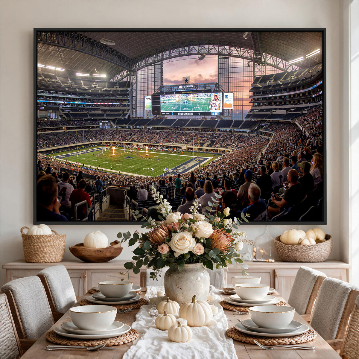 61524160-MGV-CV-36X24 - Stadium Wall Art Canvas Print