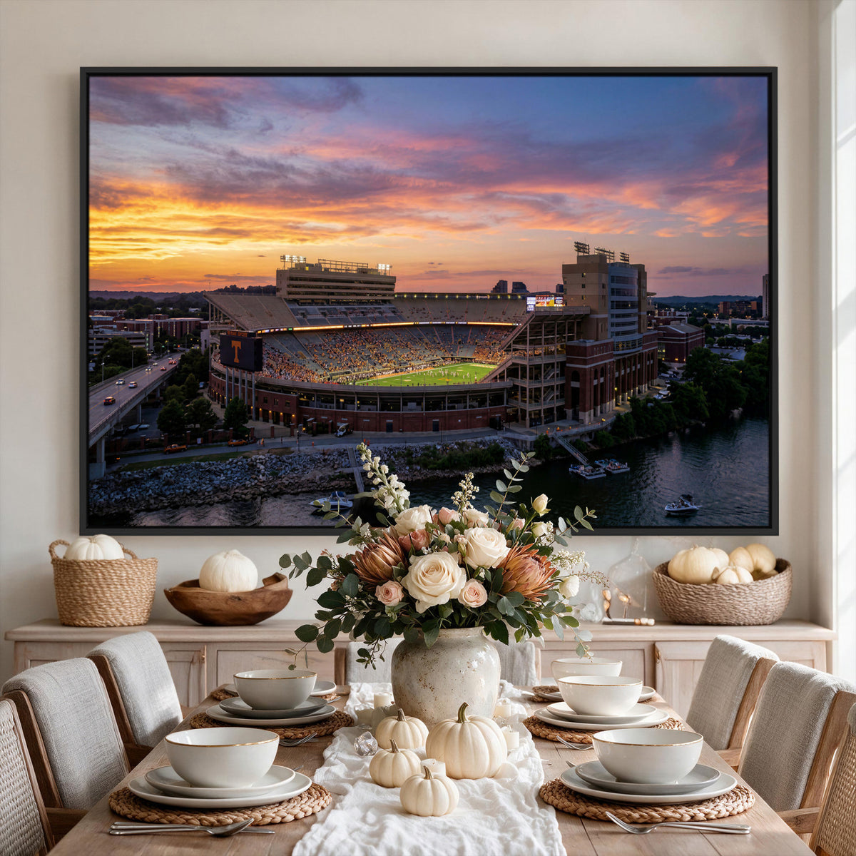 61093642-MGV-CV-36X24 - Stadium Wall Art Canvas Print