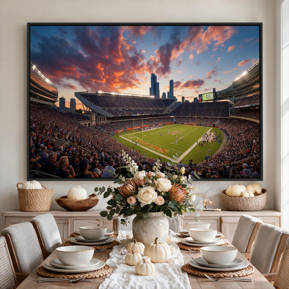 21104528-MGV-CV-36X24 - Stadium Wall Art Canvas Print