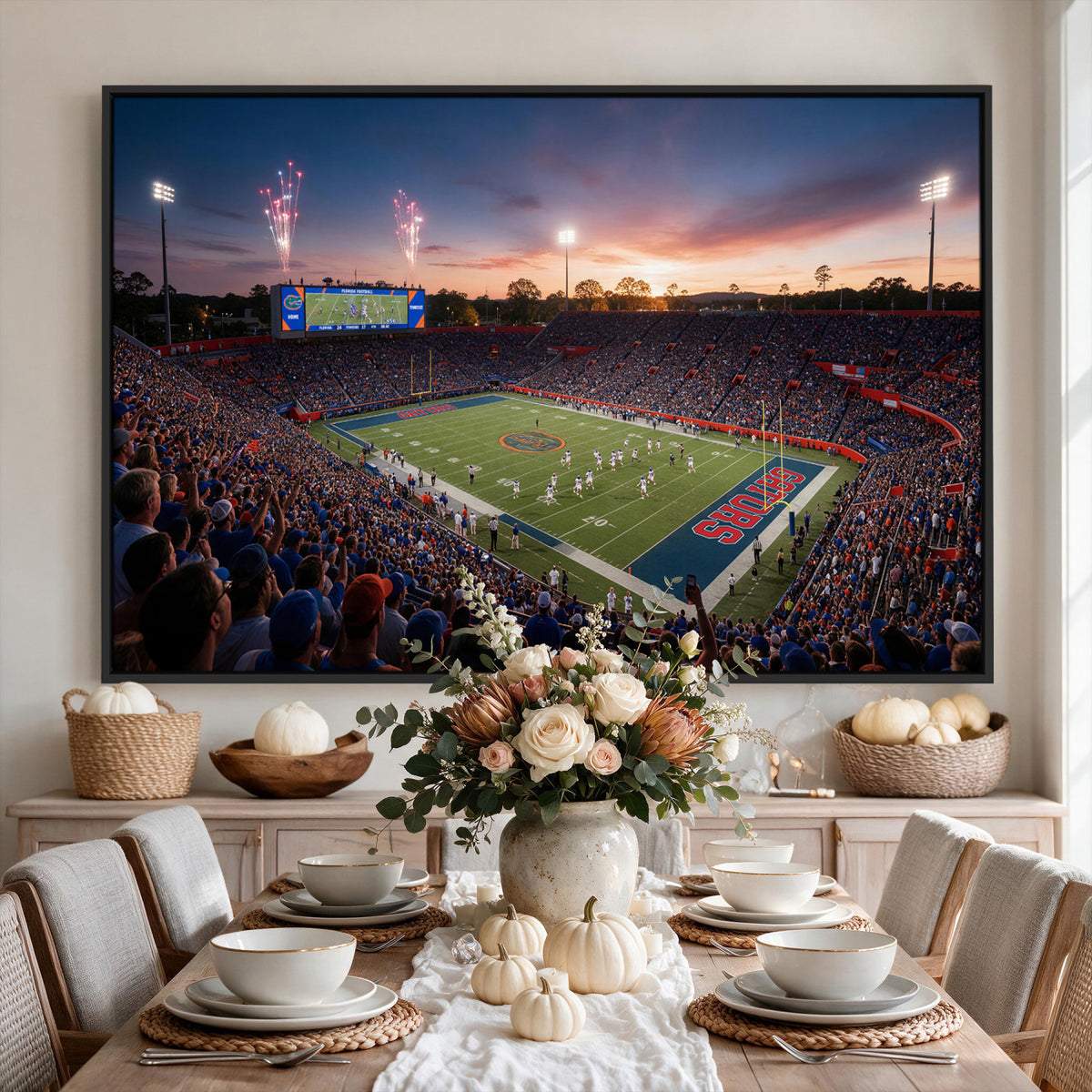 76151234-MGV-CV-36X24 - Stadium Wall Art Canvas Print
