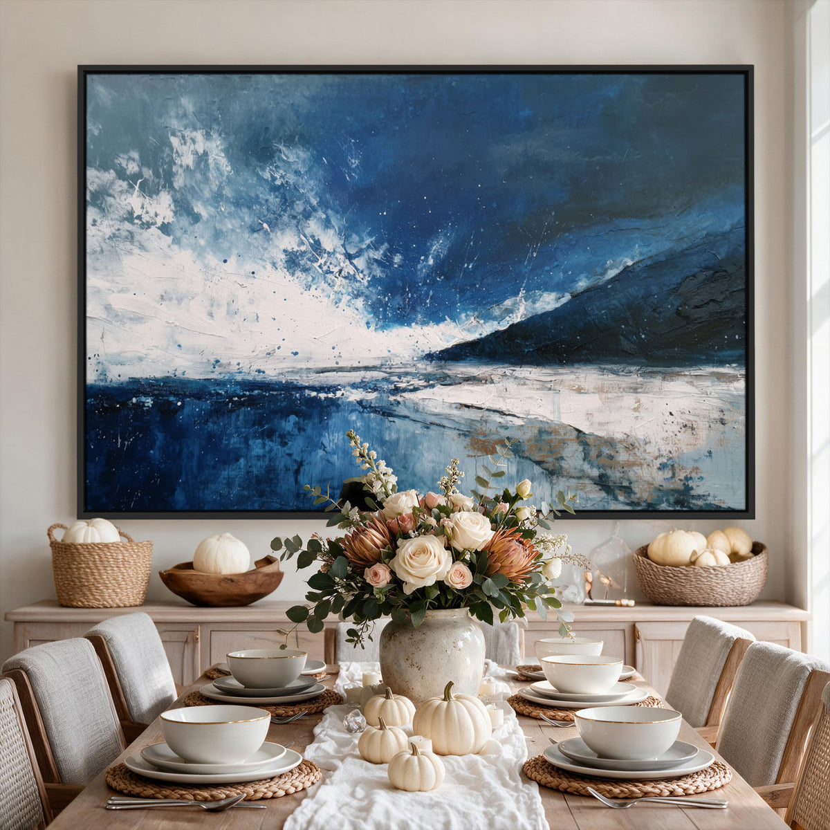 76136620SS-_Poster-30x20 - Extra Large Abstract Wall Art Canvas Print