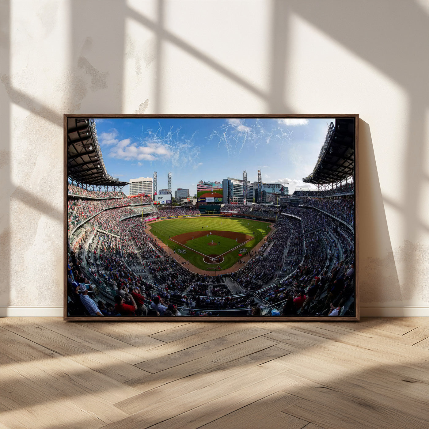 78608-MGV-CV-36X24-Truist Park Stadium Canvas Wall Art - Atlanta Braves Game Day Exclusive Decor