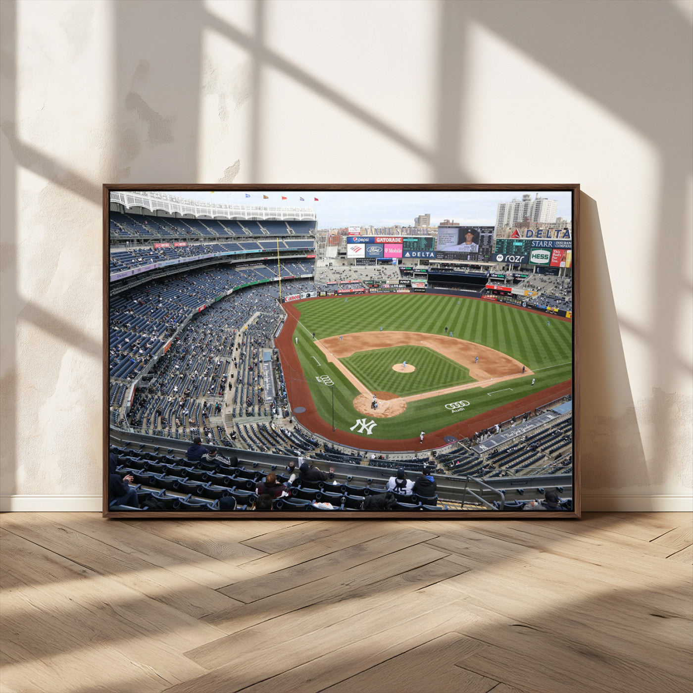 -New York Yankees Baseball Team Print - Yankee Stadium Wall Art Canvas Print