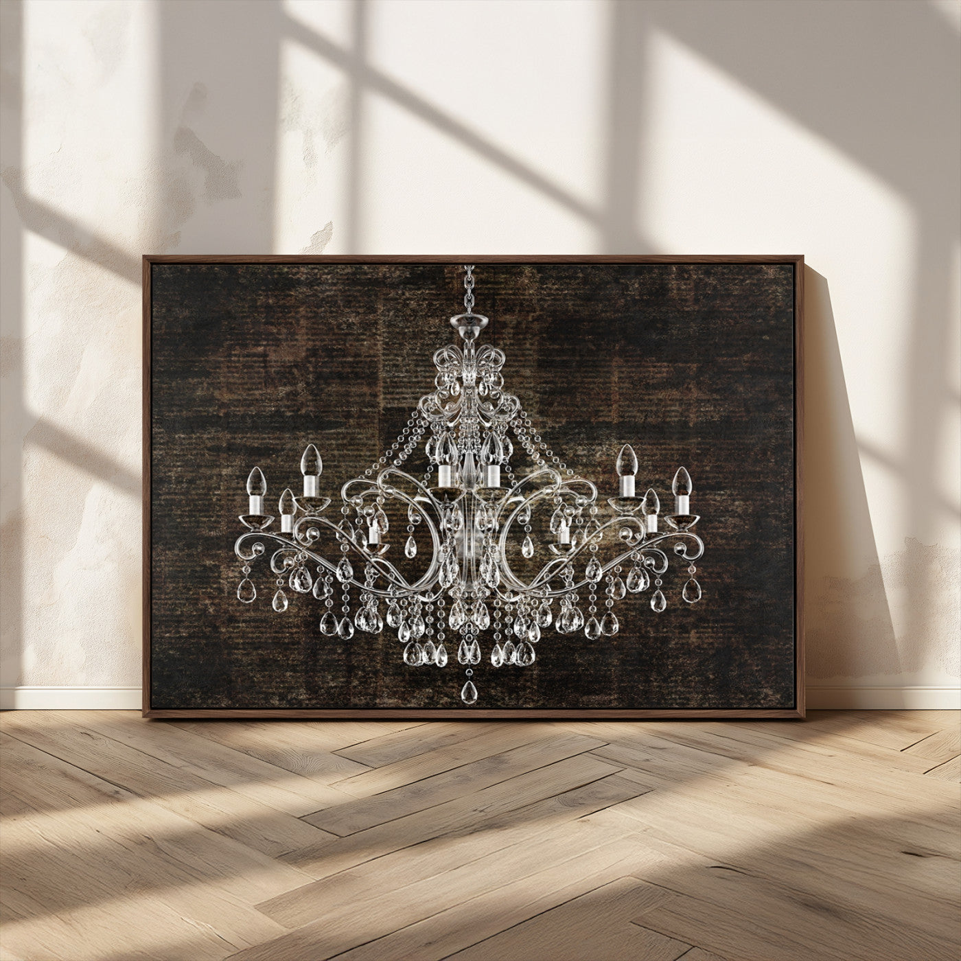69434-MGV-CV-36X24-Rustic Chandelier Canvas Print