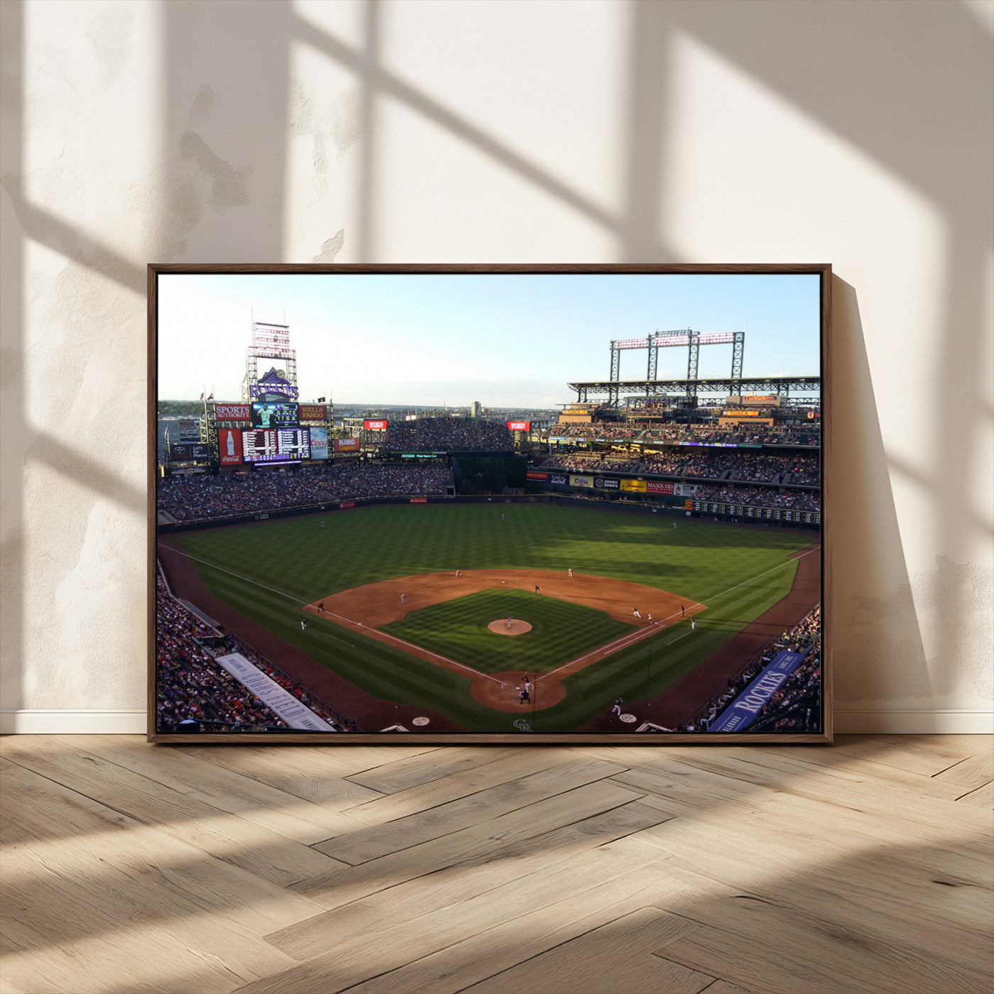 21638-MGV-CV-36X24-Colorado Rockies Coors Field Wall Art Canvas Print - MLB Baseball Stadium