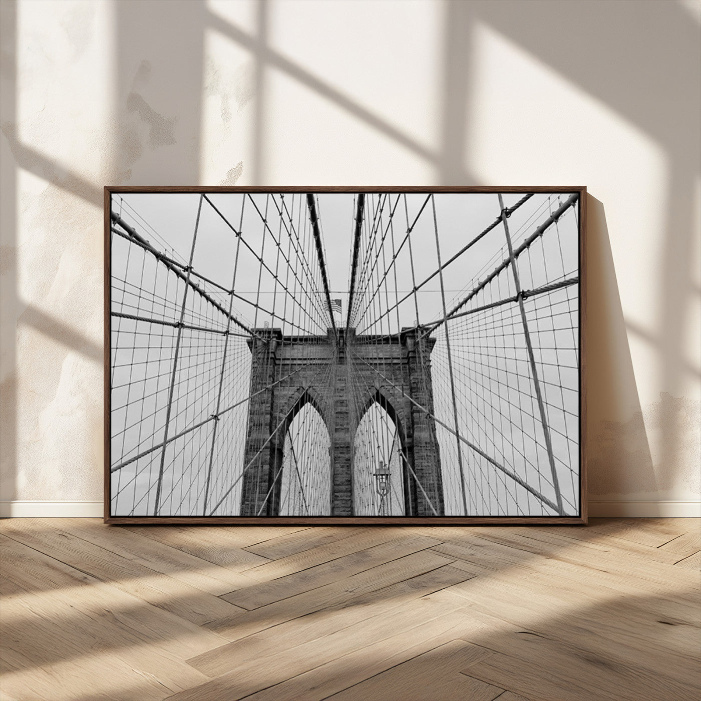 -Large Brooklyn Bridge Wall Art Canvas Print