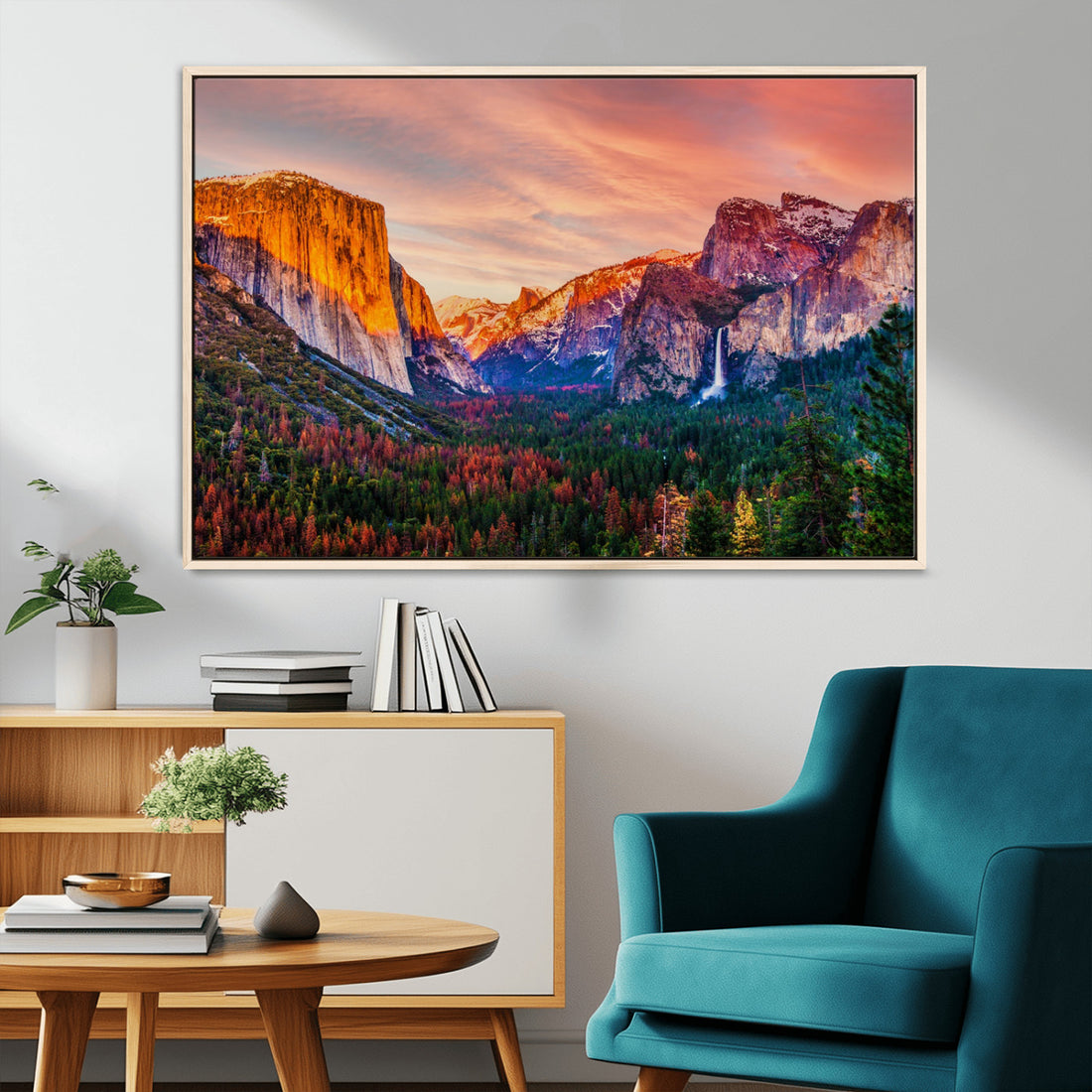 Yosemite National Park Wall Art Landscape Canvas Print El Capitan