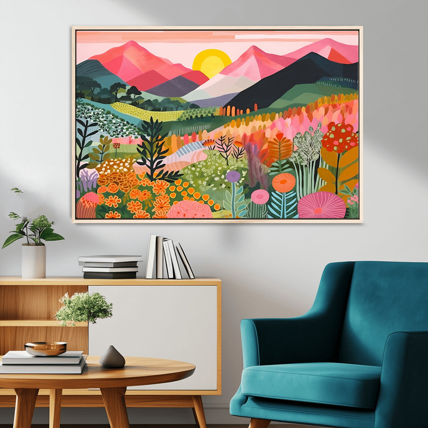 36236-MGV-CV-36X24-Yayoi Kusama 1986 Wall Art Print – Yayoi Kusama Wabi Sabi Japanese Wall Art Print - Vibrant Abstract