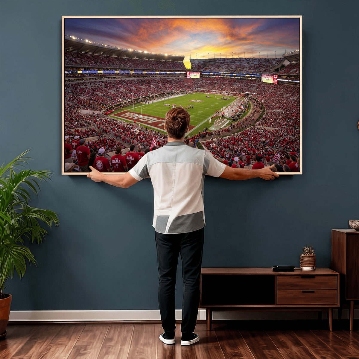 41995919-MGV-CV-36X24 - Stadium Wall Art Canvas Print