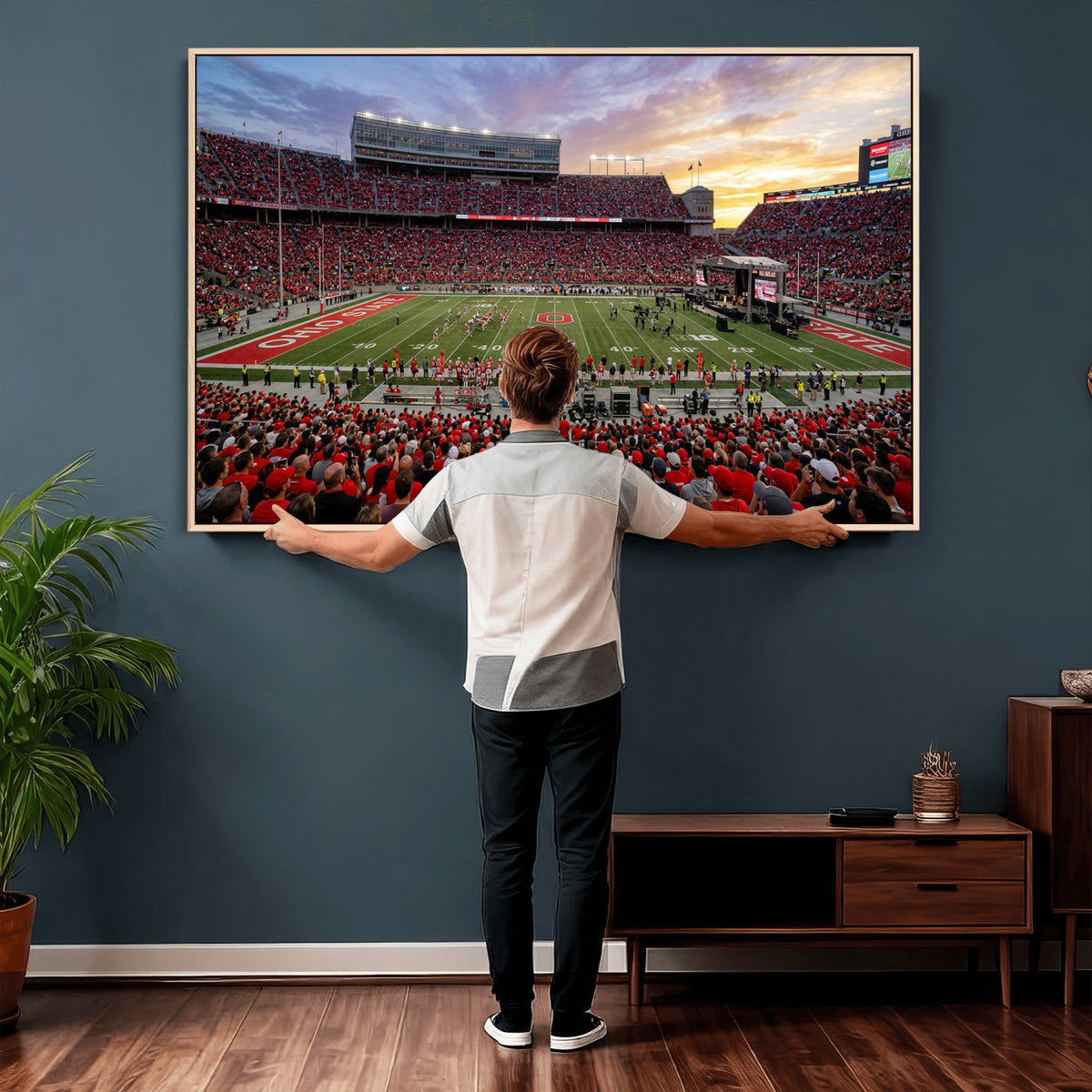 23196993-MGV-CV-36X24 - Stadium Wall Art Canvas Print