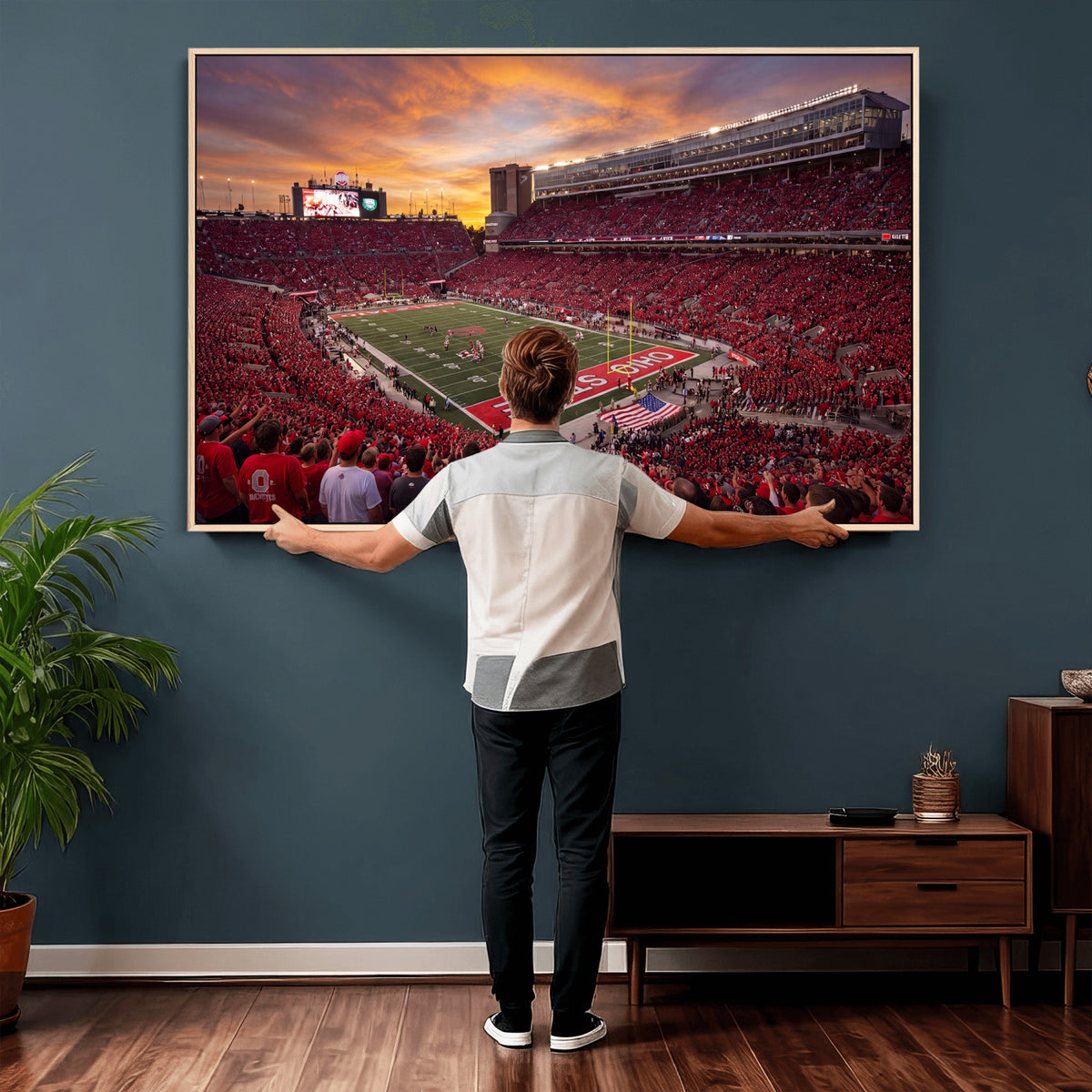 36125328-MGV-CV-36X24 - Stadium Wall Art Canvas Print