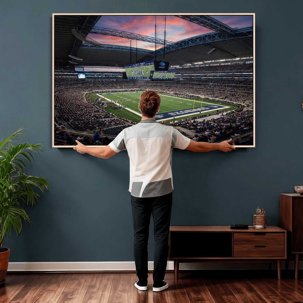 11530179-MGV-CV-36X24 - Stadium Wall Art Canvas Print