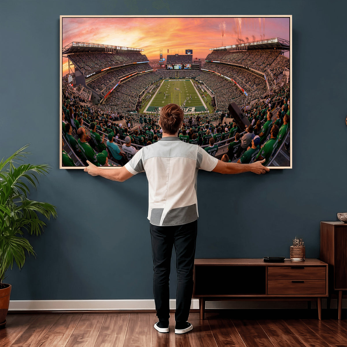 24458374-MGV-CV-36X24 - Stadium Wall Art Canvas Print