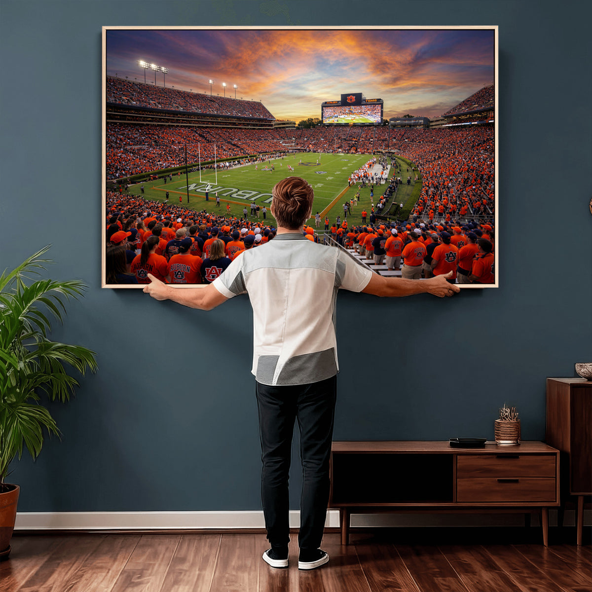 46347891-MGV-CV-36X24 - Stadium Wall Art Canvas Print