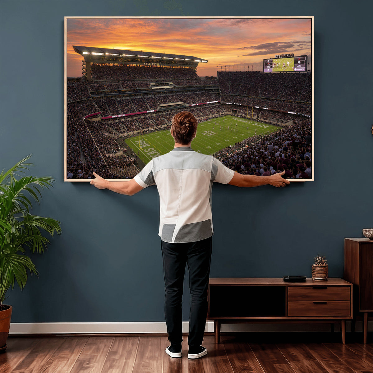 77401853-MGV-CV-36X24 - Stadium Wall Art Canvas Print