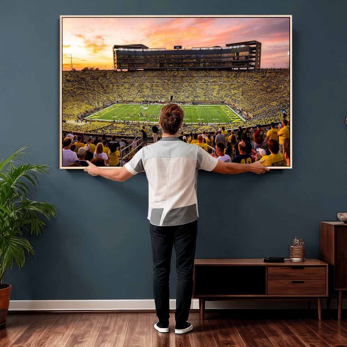 27265223-MGV-CV-36X24 - Stadium Wall Art Canvas Print
