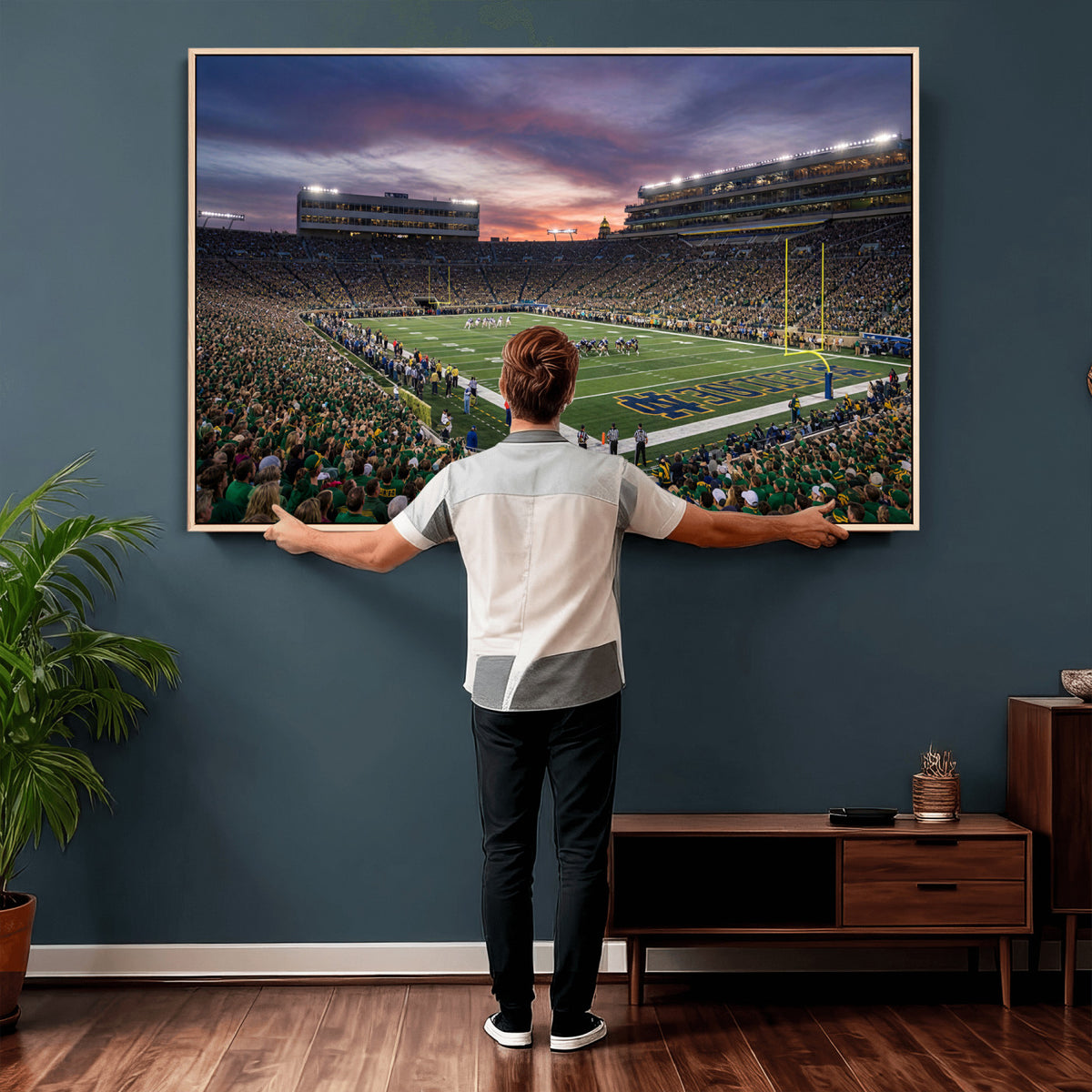 34836892-MGV-CV-36X24 - Stadium Wall Art Canvas Print