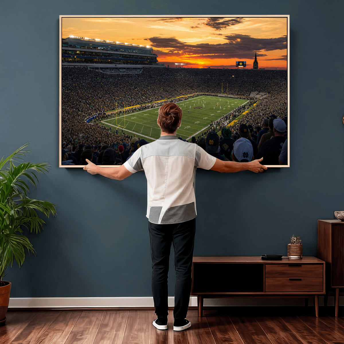 73585402-MGV-CV-36X24 - Stadium Wall Art Canvas Print