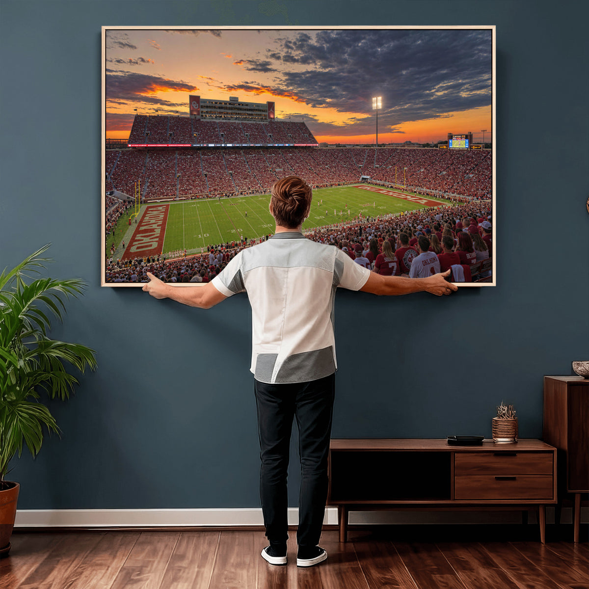 75444407-MGV-CV-36X24 - Stadium Wall Art Canvas Print